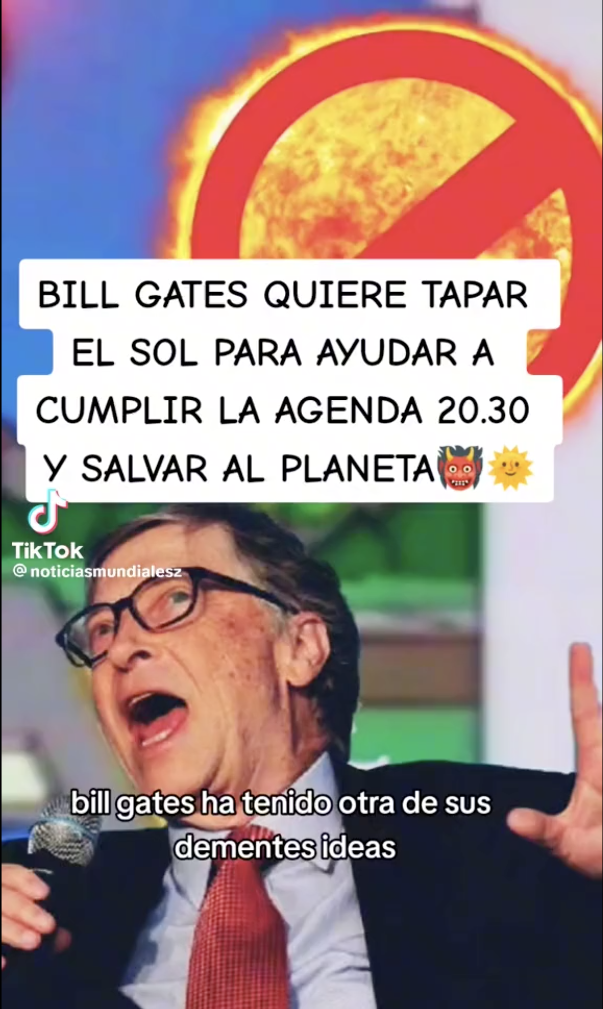 Verification De Datos No Bill Gates NO Quiere Tapar El Sol Lead Stories